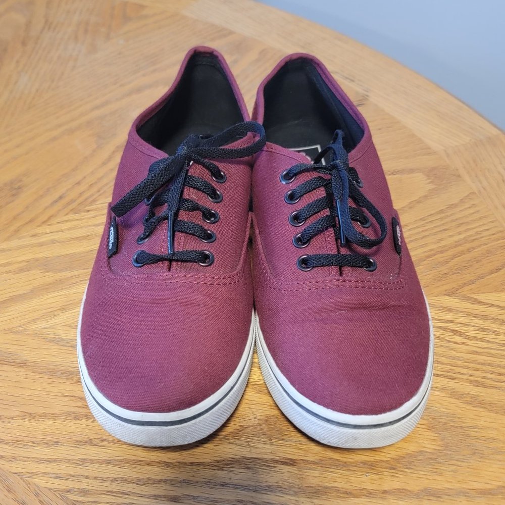 Low Maroon Vans